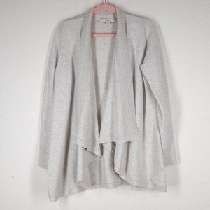 LOFT Oatmeal Cardigan size M
